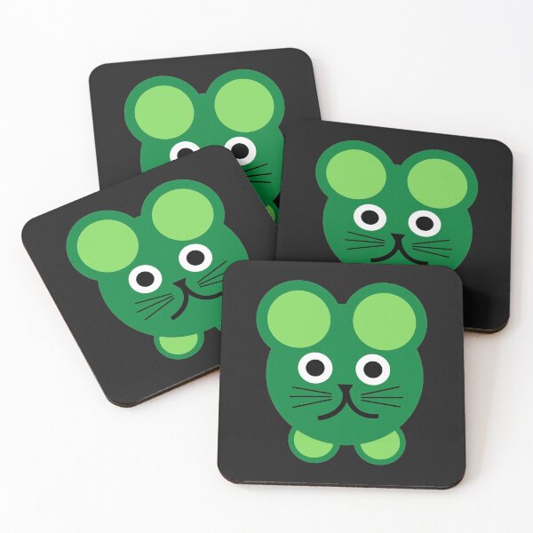 Item preview, lovely baby kitty art green designed and sold by Arun Fernando.