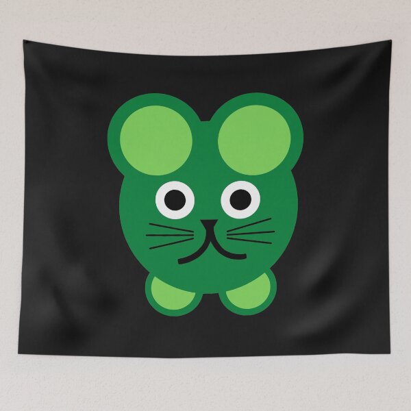 Item preview, lovely baby kitty art green designed and sold by Arun Fernando.