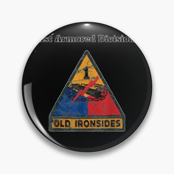 Item preview, 1st Armored Div Old Ironsides Color Distressed design designed and sold by Conor6Dalla.