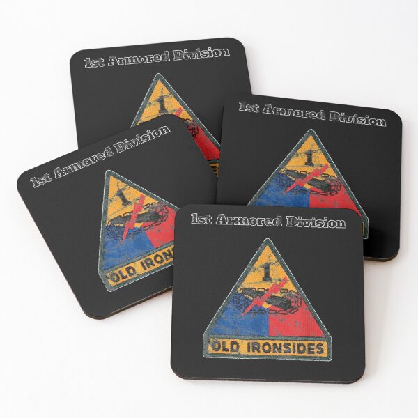Item preview, 1st Armored Div Old Ironsides Color Distressed design designed and sold by Conor6Dalla.