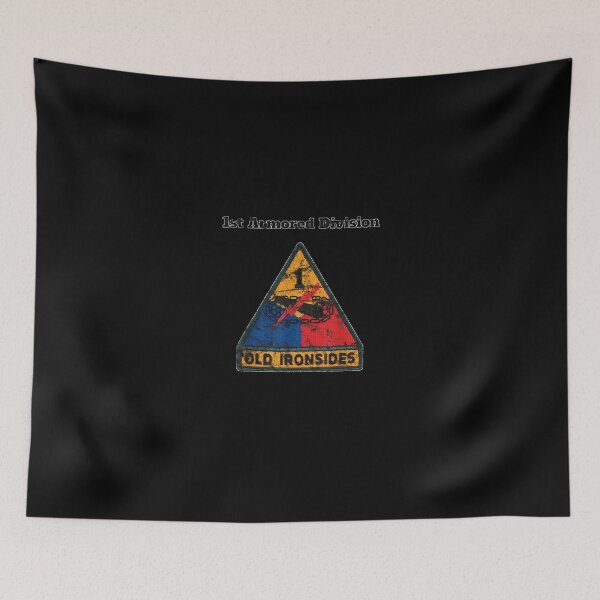Item preview, 1st Armored Div Old Ironsides Color Distressed design designed and sold by Conor6Dalla.