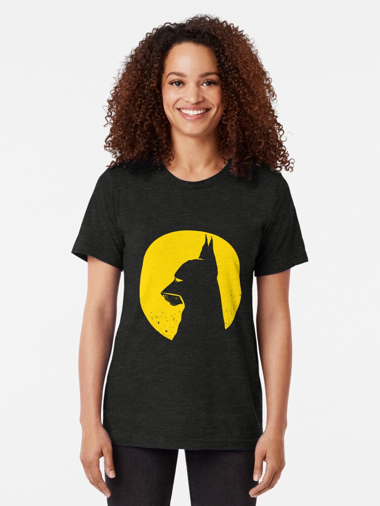 Alternate view of Batdog Tri-blend T-Shirt