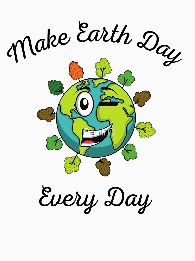 Disover Make Every Day Earth Day  Racerback Tank Top
