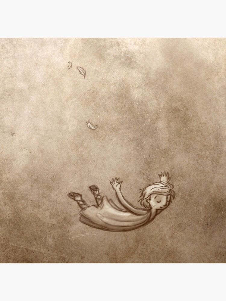 Thumbnail 4 of 4, Pillow, The Fall of Icarus designed and sold by Eenuh.