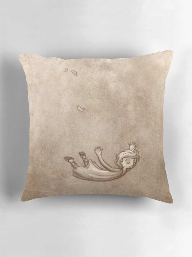 Thumbnail 3 of 4, Pillow, The Fall of Icarus designed and sold by Eenuh.