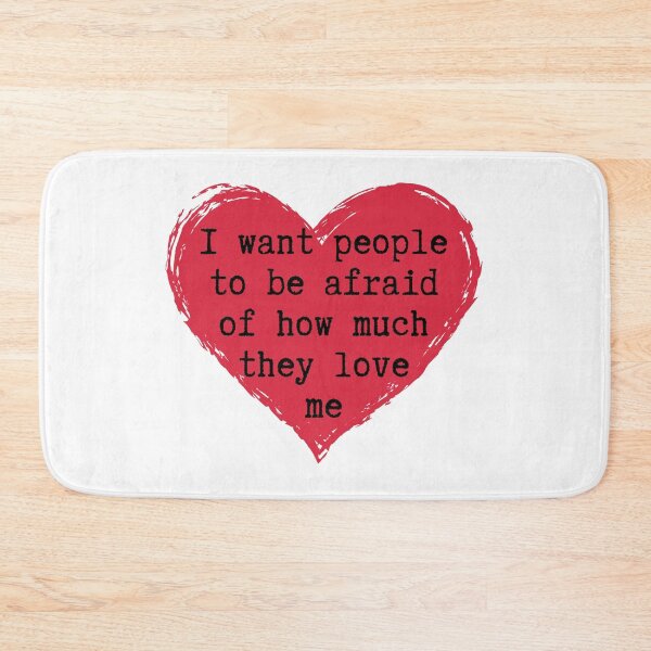 Item preview, I Want People To Be Afraid of How Much They Love Me - Funny Michael Scott Quote designed and sold by ladylaughprints.