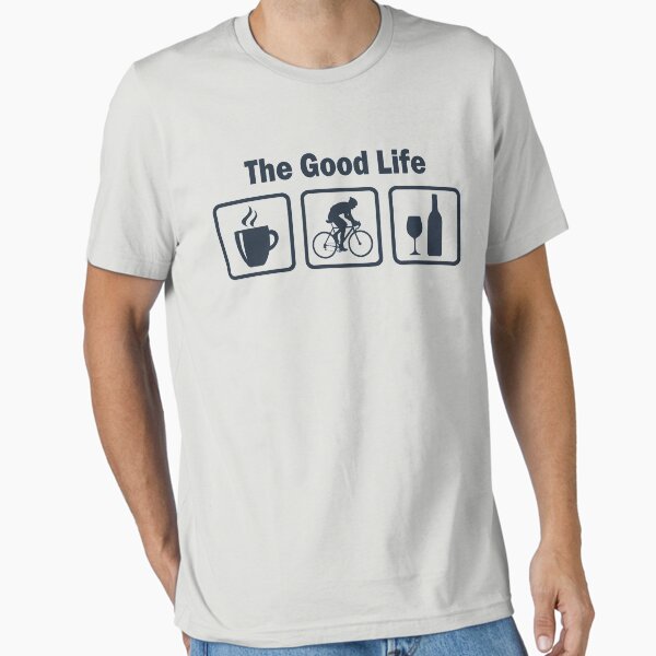 Item preview, Cycling The Good Life Coffee Wine designed and sold by BeyondEvolved.