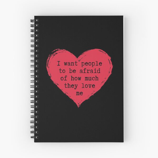 Item preview, I Want People To Be Afraid of How Much They Love Me - Funny Michael Scott Quote designed and sold by ladylaughprints.
