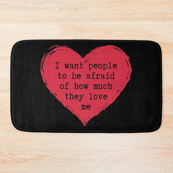 Item preview, I Want People To Be Afraid of How Much They Love Me - Funny Michael Scott Quote designed and sold by ladylaughprints.