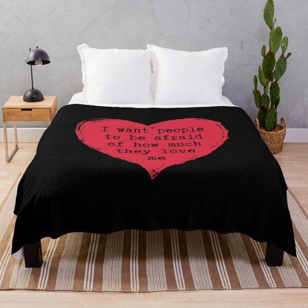 Item preview, I Want People To Be Afraid of How Much They Love Me - Funny Michael Scott Quote designed and sold by ladylaughprints.