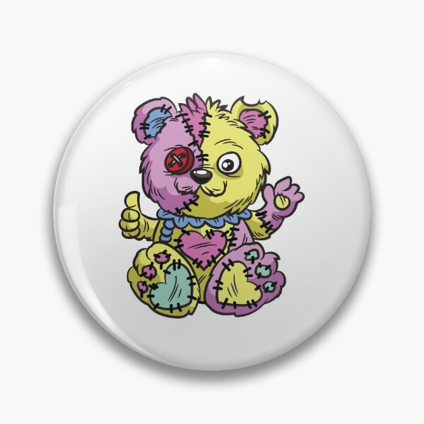 Item preview, Pastel Goth Ripped Teddy designed and sold by Moonpie90.