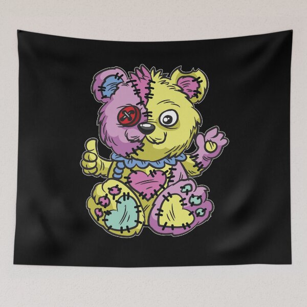 Item preview, Pastel Goth Ripped Teddy designed and sold by Moonpie90.