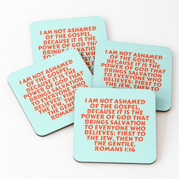 Item preview, Bible Verse Romans 1:16 designed and sold by Prayingwarrior.