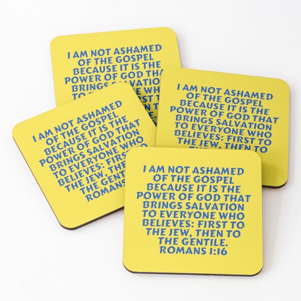 Item preview, Bible Verse Romans 1:16 designed and sold by Prayingwarrior.