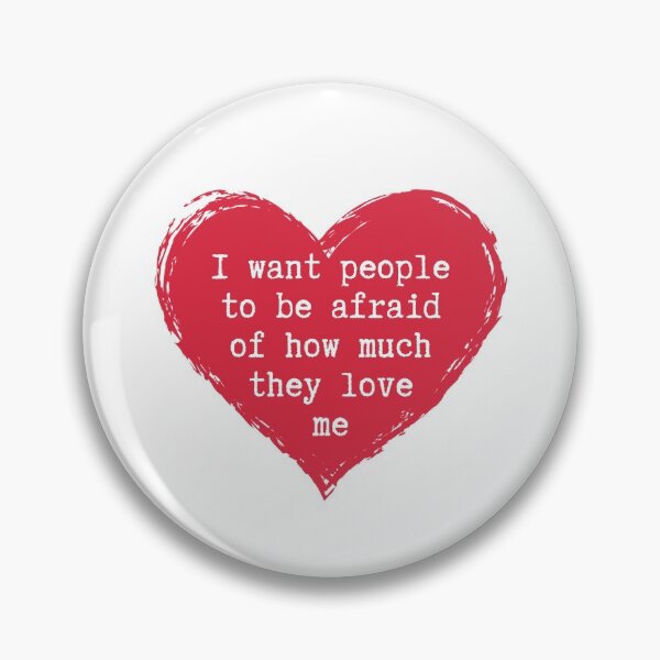 Item preview, I Want People To Be Afraid of How Much They Love Me - Funny Michael Scott Quote designed and sold by ladylaughprints.