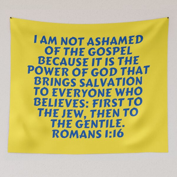Item preview, Bible Verse Romans 1:16 designed and sold by Prayingwarrior.