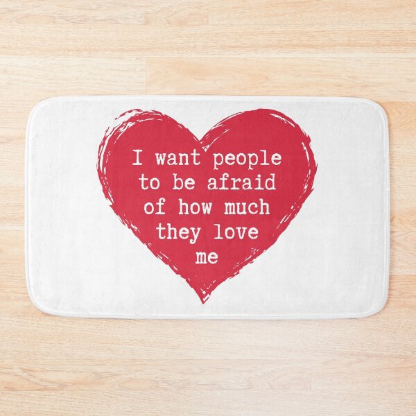 Item preview, I Want People To Be Afraid of How Much They Love Me - Funny Michael Scott Quote designed and sold by ladylaughprints.