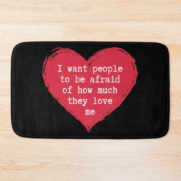 Item preview, I Want People To Be Afraid of How Much They Love Me - Funny Michael Scott Quote designed and sold by ladylaughprints.