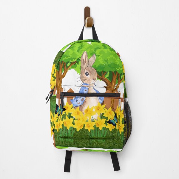 Aperçu de l'œuvre Peter lapin dans un champ de jonquilles créée et vendue par fowons.