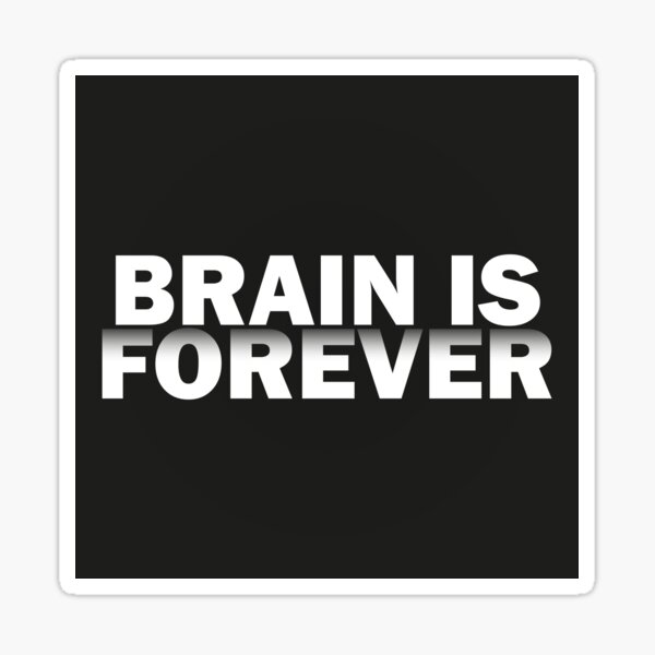 Item preview, Brain Is Forever Nerd designed and sold by VikiQuick.