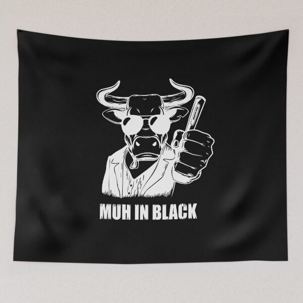 Item preview, Moo In Black MIB designed and sold by brunsch-print.