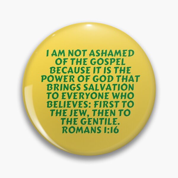 Item preview, Bible Verse Romans 1:16 designed and sold by Prayingwarrior.