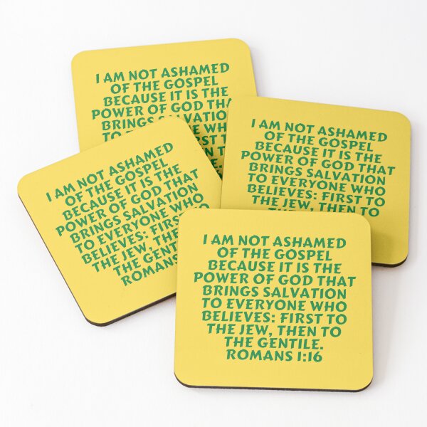 Item preview, Bible Verse Romans 1:16 designed and sold by Prayingwarrior.