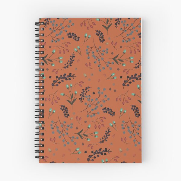 Item preview, Woodland Berries - Orange designed and sold by Turtle Notes.
