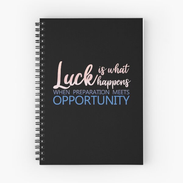 Item preview, Luck is what happens when preparation meets opportunity designed and sold by Superarm.