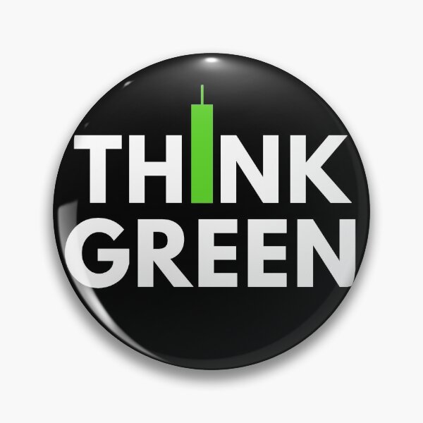 Item preview, Think Green (Candle Stick) designed and sold by TraderShirts.