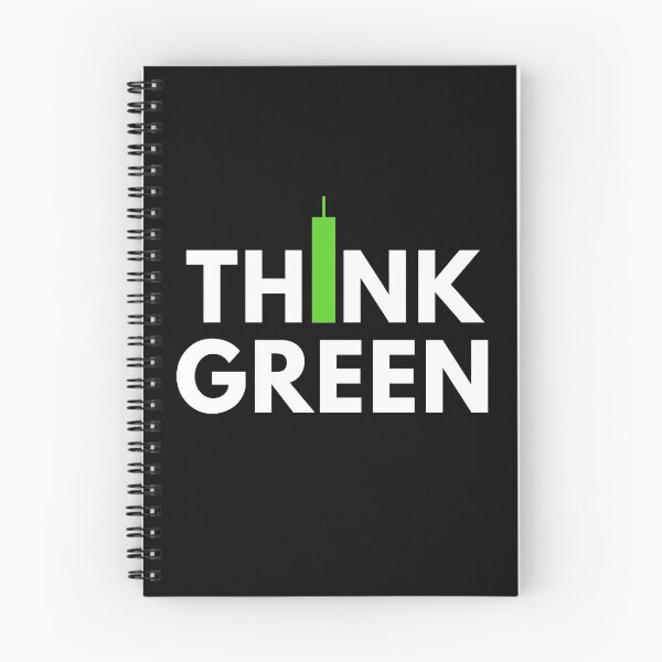 Item preview, Think Green (Candle Stick) designed and sold by TraderShirts.