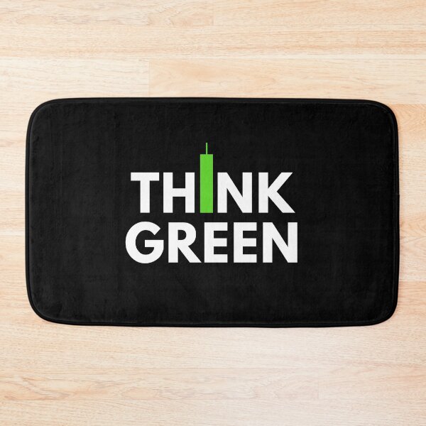 Item preview, Think Green (Candle Stick) designed and sold by TraderShirts.