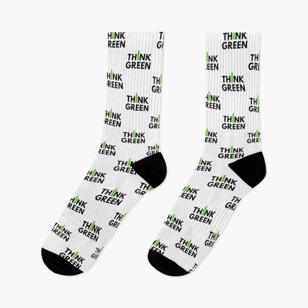 Item preview, Think Green (Candle Stick) Black designed and sold by TraderShirts.