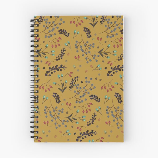 Item preview, Woodland Berries - Goldenrod designed and sold by Turtle Notes.