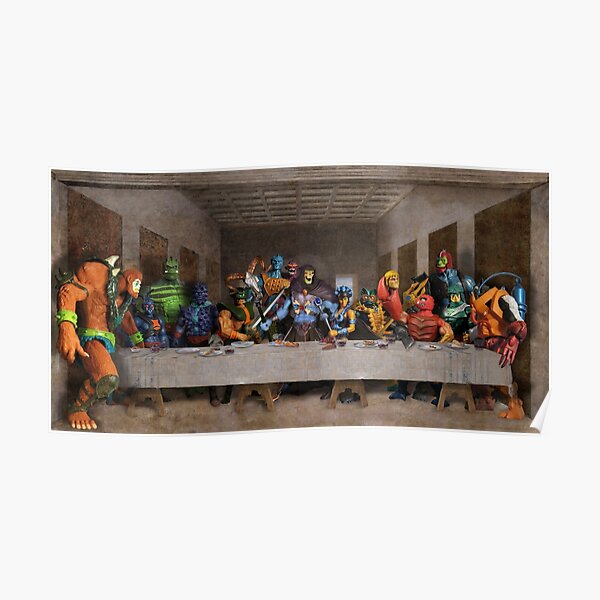 He-Man Villains Epic Last Supper Poster