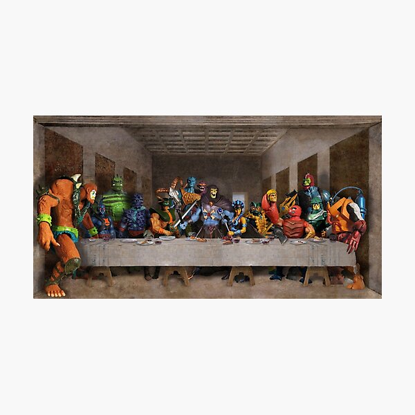 He-Man Villains Epic Last Supper Photographic Print