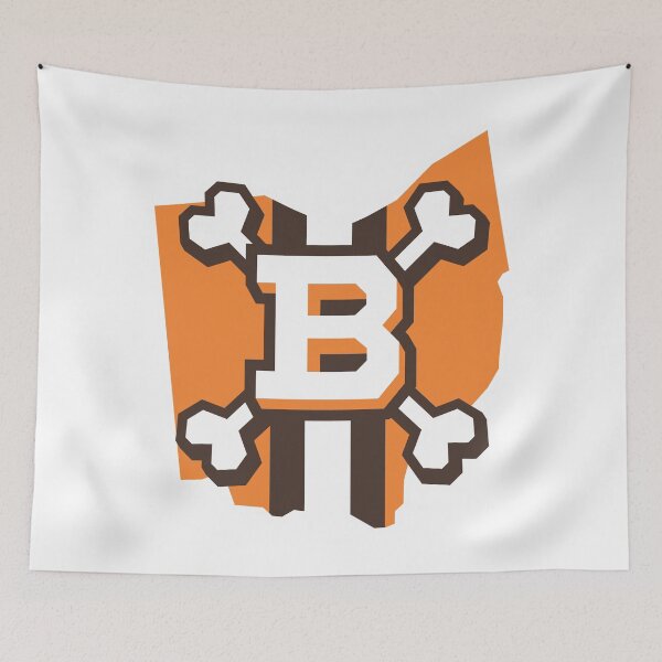 Item preview, B For Browns With Ohio Map designed and sold by Hit-Fun.