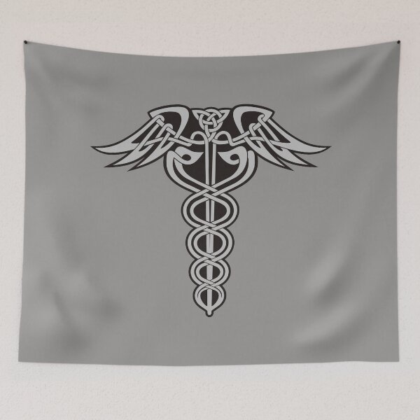 Item preview, Celtic Knot Caduceus designed and sold by sifis.