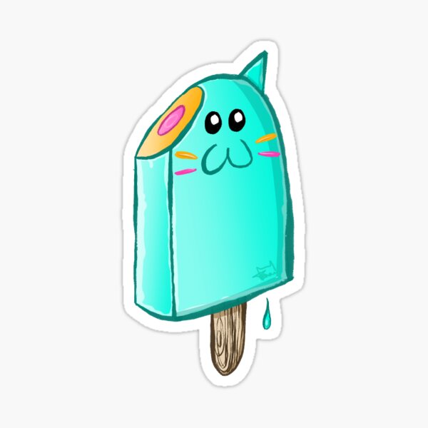 Chat glace Sticker