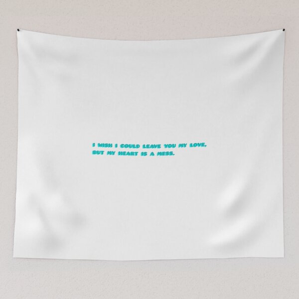 Item preview, i wish i could leave you my love, but my heart is a mess. designed and sold by Anannya  Mondal.