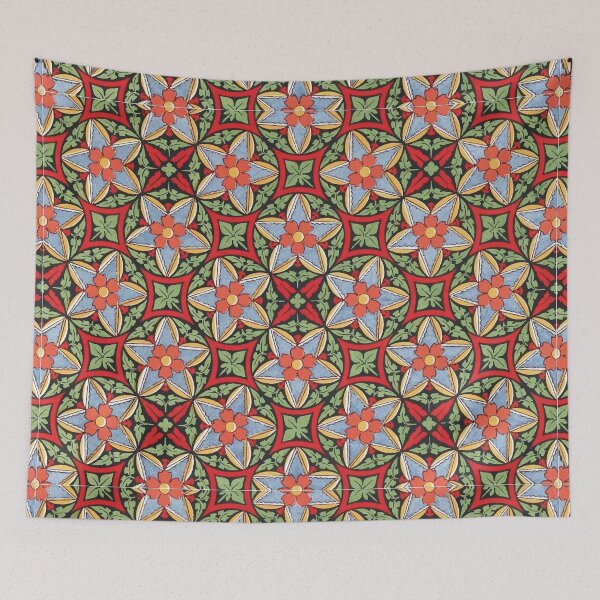 Item preview, Pattern with Passionflowers designed and sold by minimalcinema.
