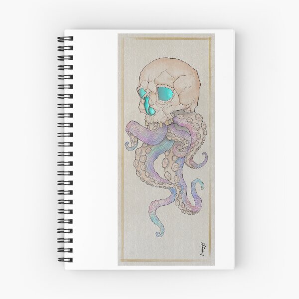 Item preview, Octopus skull designed and sold by RumzaisTattoo.