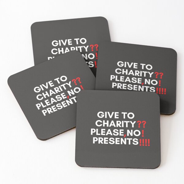 Item preview, 30 Rock - Tracy - Give to charity please no presents designed and sold by LeoSpaceman.