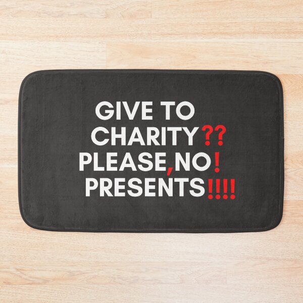 Item preview, 30 Rock - Tracy - Give to charity please no presents designed and sold by LeoSpaceman.
