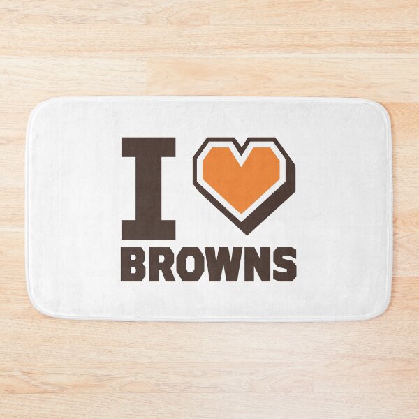 Item preview, I Love Browns With Orange Heart designed and sold by Hit-Fun.