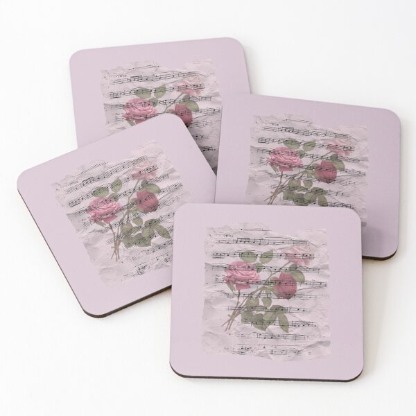 Item preview, Rose music notes designed and sold by Anastasia Toska.