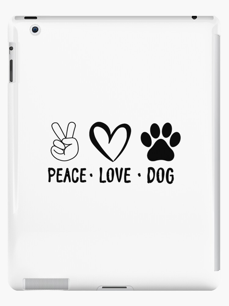 iPad-Hülle & Skin for Sale mit Frieden Liebe Hunde, Pfote, Hund, Hund  Aufkleber, Hundeaufkleber, Fell Mama, Hundemama, Pfotenabdruck, Rettung  Tier Shirt Svg, Haustier Pfote svg von Waternez