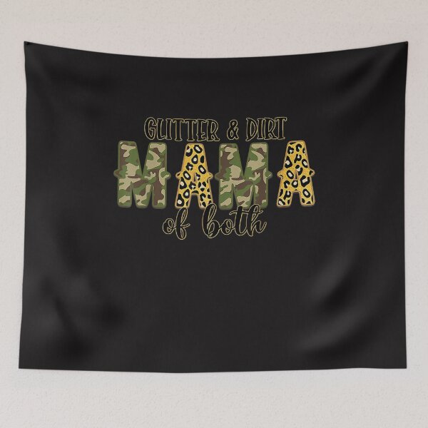 Item preview, Glitter And Dirt Mom Both Leopard And Camo Mama Of Both designed and sold by Bartolomej-1.