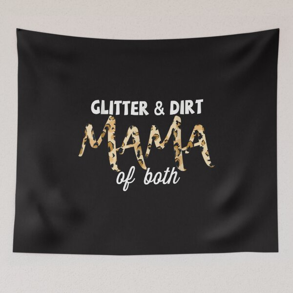 Item preview, Glitter And Dirt Mom Of Both Leopard And Camo Mama Of Both designed and sold by Bartolomej-1.