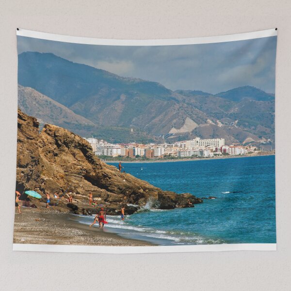 Item preview, Penoncillo Beach Torrox Costa Nerja Spain designed and sold by AndyEvansPhotos.